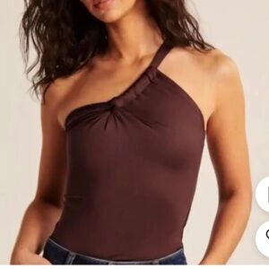 Abercrombie Sleek One-Shoulder Twist Top